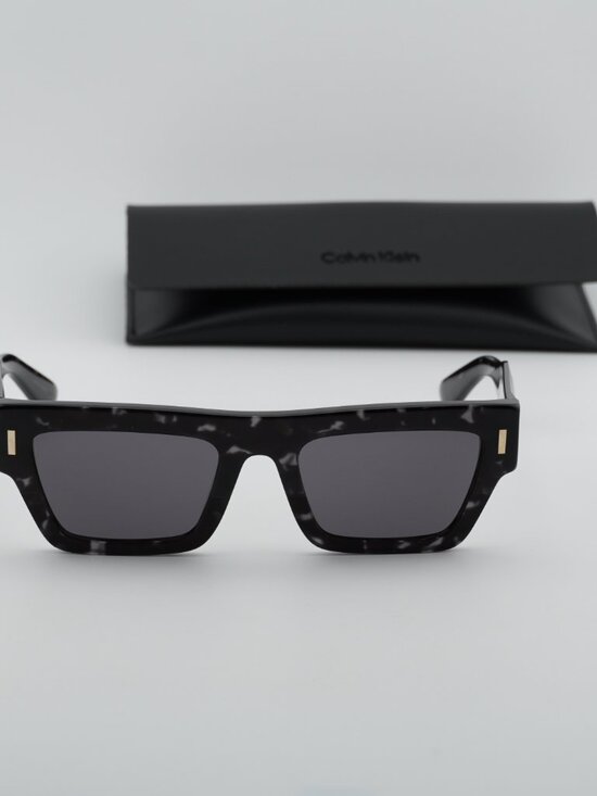 Calvin Klein CK25510S 223 Unisex Rectangle Sunglasses - Grey Havana/Grey main image 8